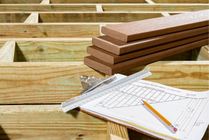 Installation of timber decks